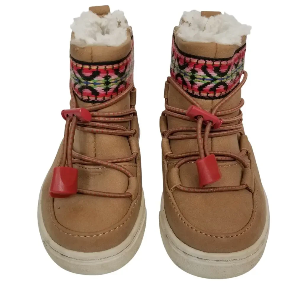 TOMS Toddler Unisex Girls Alpine Winter Casual Boots Tan Size 5